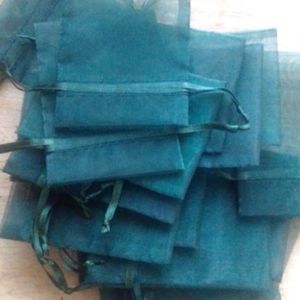 Lot of 10 organza jewelry pouches